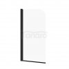 CERSANIT - Parawan nawannowy EASY NEW jednoelementowy 140x70cm Czarny  S1037-001